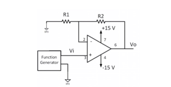 R1 R2 +15 V EP3 0 6 Function Generator 15 V EP2
