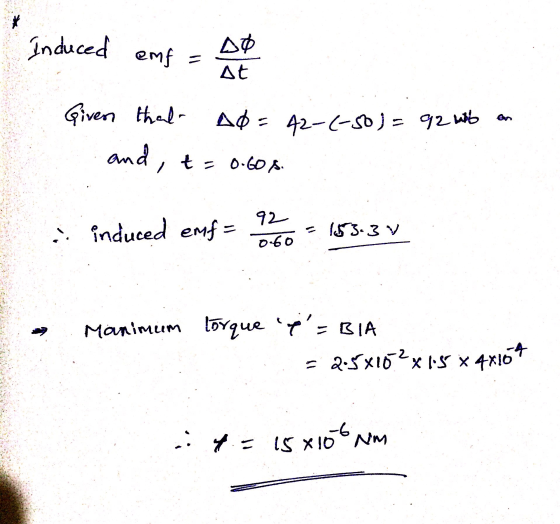 induced emf : 、, induced eMf= 92