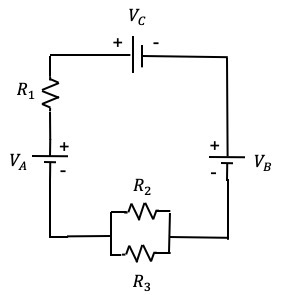 VC HA R1 + + VA VB R2 M R3