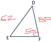 D 62 म E F