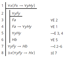 vx(Fx → VyHy) WyFy VE2 VE 1 Fa - WyHy VyHy HD 7 | vyғy — нь 8 Ex(VyFy — Hx) -E 3,4 VE 5 -I 2-6 31 7