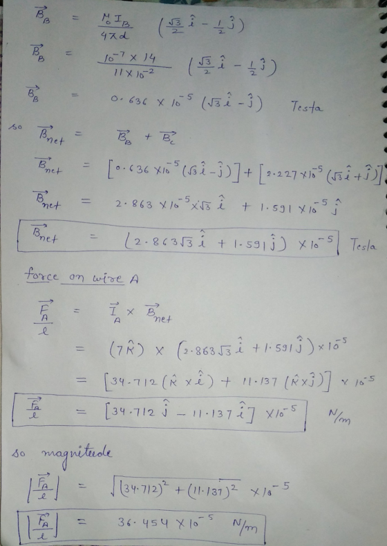 Find The Magnitude in N m And Direction in Degrees Counterclockwise