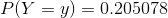 Ply y) = 0.205078