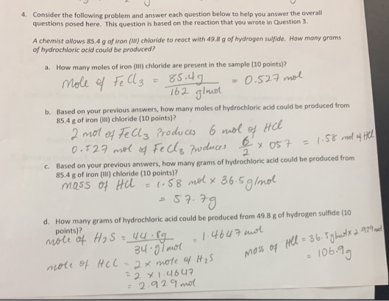 4. Consider the following problem and answer each question below to help you answer the overall questions posed here. This qu