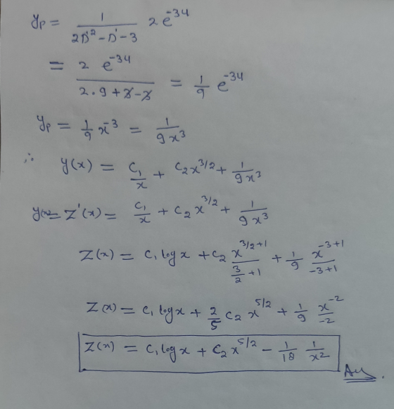 34 2 e 2-D-3 e 34 -34 2.943-2 9x3 yo4) = C22+ + 시2 C2x + 32+ -3+1 -3+1 Zazeiby 12 + -2 Ca -2 22 11