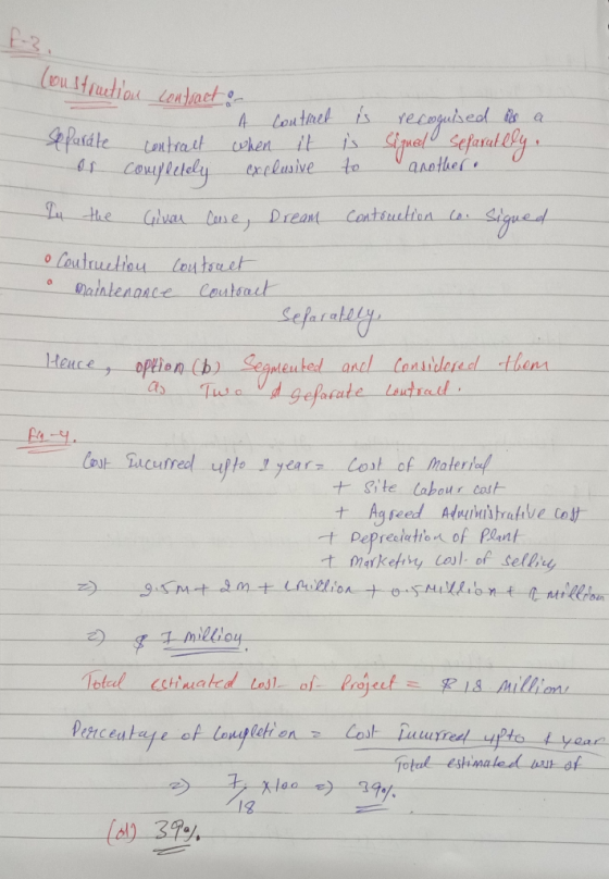 Construction contract or Separate or In the A Contract contract when it completely exclusive given case, Dream is is to recog