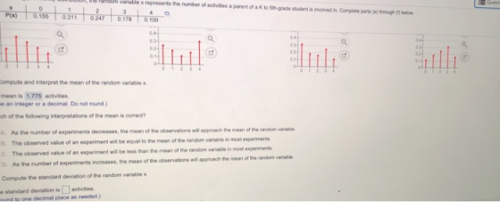 UUTUU and variable x represents the number of activities a part of a K to 5th grade students involved in Com per ta. 18803117