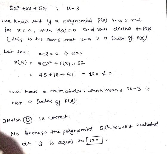 542 +64 of 54. i 2-3 we know that if a polynomial Plu) has a root - fer resa, then plas ao and ura divided to Ply) (this is t