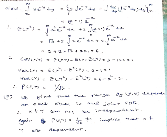 Now I sey dy = {y verydy - Joey ’dny dyre s +ly é* - E(+²=9 Relax to getén ax la +2 Ixé*data ſetax 2 + 2x 12 + 2x1-6. Ć COVcx
