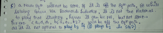 Soliug Gaue via Backwods Suduetion, St not the Ration al to play that Xhateo fu nu ul cambo ne, but not SPN e- as itus not opti mal to