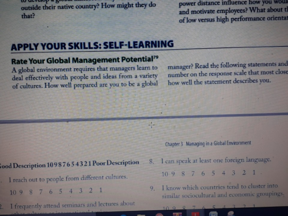 outside their native country? How might they do that? power distance influence how you would and motivate employees? What abo