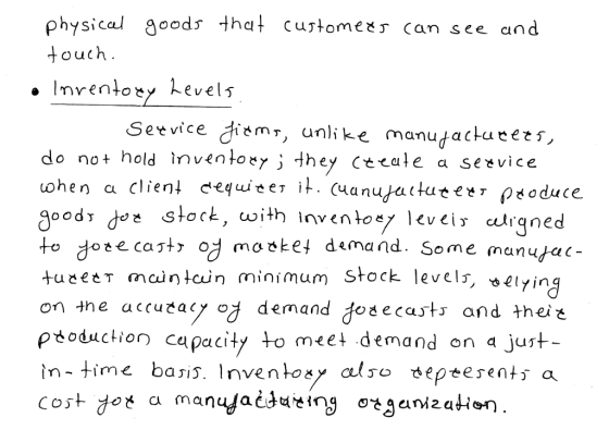 physical goods that customexs can sce and ouch See vice to dote caīty mcveket demand. Some manutać tueetT maintcin minimum stock levels, *elyin on the accucacy od demand do*ecasts and theie ptoducion cupacity to meet demand on a just