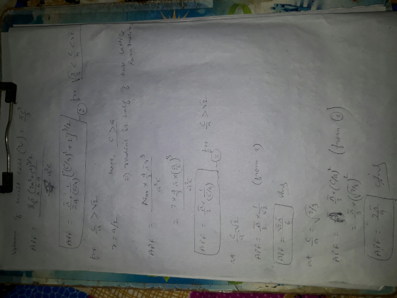 Volume q unit ceu ( Apf = = ne $ (2a?+6392 3 [[[/a3 + 273/2) (Alf for fr Le cra > here, ca = rading is half z base lattice pa