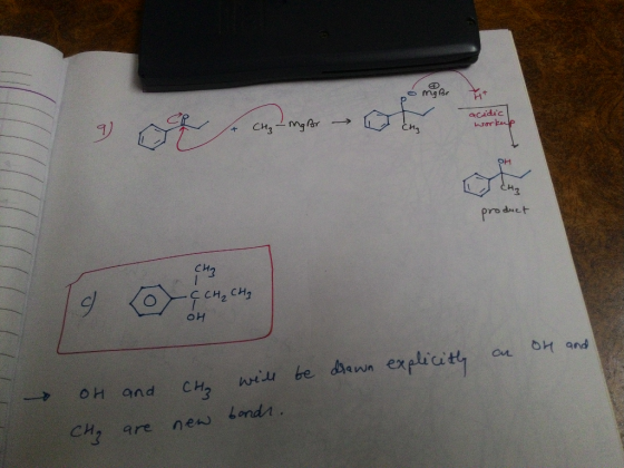 CD po mgor product CH3 сн. си, OH an oh and drawn explicitly and oh - CH new will be bonds. CH₂ are