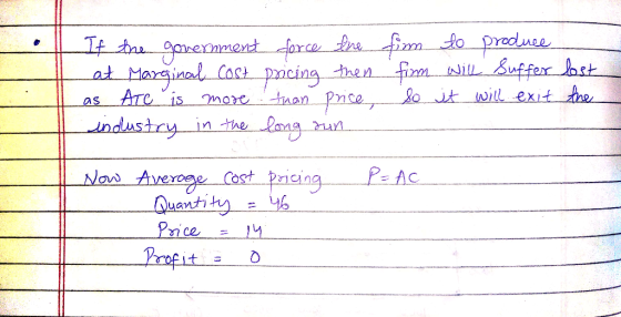im to preduce Luffer ast o it will exit_the ftau gaxerment force at Marginal Cact pocing ATe is industry iNill hen tuan Prce
