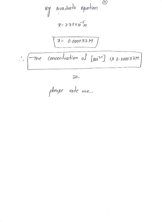 = 3.37X 10 M 0.D000 33 M (-The Concentralion of [eais o b000 3M Yake phonge me...