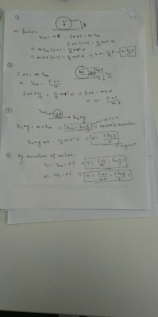no friction, Vem wir soat: m. Vem Fot. (n.o] = 2% my?w - mem (n.) = %my w = n wir (hor) = %my w = h - 75 ht:7*- -* Y! ac foot