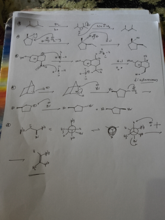 Na&cay ou erg 4--u 44 cl mce diastercomery A yh + th 3