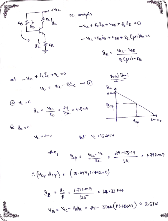 TVCC DC oc analyns Rcl ac AB Vect RB & B TYRET PE =0 20 - VetRREB & ABE & RE (p+1)&B - TE RE Og Чес – ер BE CB+1) + RB - Vet
