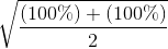 (100%)+ (100%)