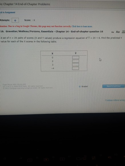 o: Chapter 14 End-of-Chapter Problems Attempts: Score: 14 tention: Dee te a bug in Gongle Chrome, this page may not function