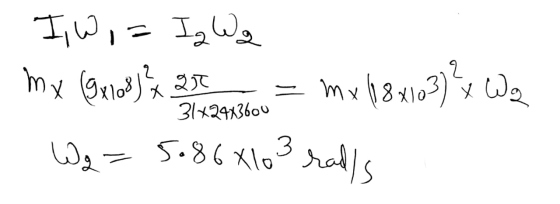 IW,= Ig Wa mx (918) 2 h = mx 18x103)? Wa W2 = 5.86X163 ralls 31x24x3600