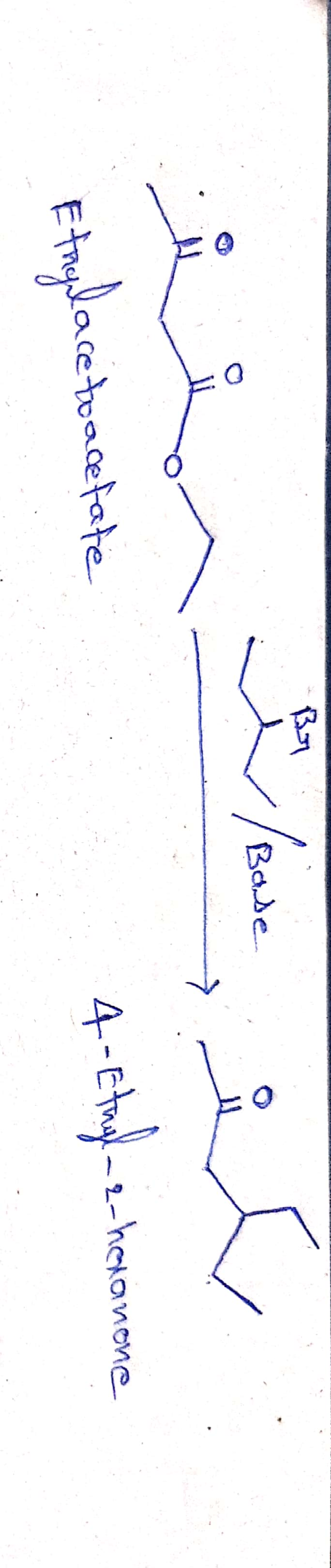Bctbe Etrylacetoacetate 4-Et-hetonene 2-hokanone