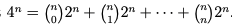 4n = (0)2 + (1)2 +...+)2-