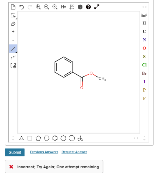0 . . ®. H1200 mA CO+ \Z Ĉ AOOOOOO Submit Previous Answers Request Answer X Incorrect; Try Again; One attempt remaining