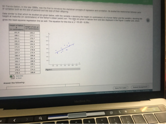 Francis Gato, the late 1800s, was the first to introduce the statistical concepts of regression and correlation. He studied t