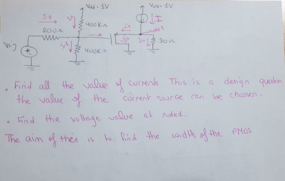Nada IV a Vpo= 1V 13 yooka 2our -node 1 m using t ert h e took the sun goes av de son З Чорко Find all the value of currents.
