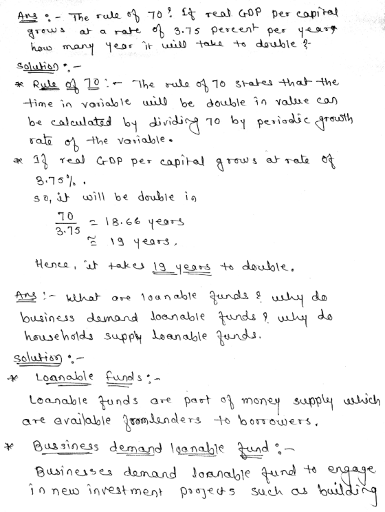 Ans . - The rule 70 ! it Tea GOPper copital 3.75 per eent per yea -time in vanialble uiil be doulble în value coj) rate ).. the Vo,,able. 8,75% , 3.15 * 19 e03 do do business dunand loan abie funds uriy hsuseholds Suppy oanable nd nds are part -3 money supply ushch Bussiness deadeanalied usine>ea >es damand Jonalole