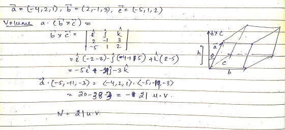 (प.20-(न), TEST, 2) a z Volume a. (bxc *2) sxc NNYC . 2 -5 k 3 2 1 h E C =C-2-8)-304116) (2-7) -Set -10-3k है .(-5, ना, -3) 1