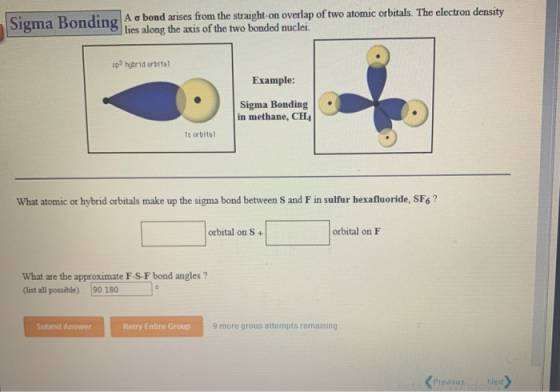 Sigma Bonding A o bond arises from the straight-on overlap of two atomic orbitals. The electron density 5 lies along the axis