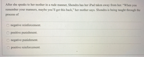After she speaks to her mother in a rude manner, Shondra has her iPad taken away from her. When you remember your manners, m