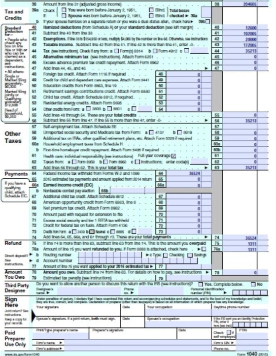 Tax andaYou ware bom batro Jaruary 2, 16 tl bous 40 ltamined doductons mom SchaaA]oryour standard deduction(ฒเสt murgro . arc