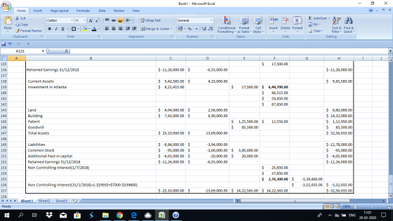 Book1 - Microsoft Excel - X Home Insert Page Layout Formulas Data Review View * Cut Copy ♡ General - Wrap Text Merge & Center