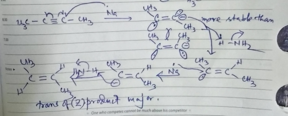 3 utz Na nar le - e - C- CH3 6.00 Do & more stable than City CH₃ CH₃ — С. се I 7.00 HANH Ub Utz Notes H Ng C=C alty С– С. Hz