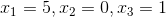 21 = 5,12 = 0,13 = 1