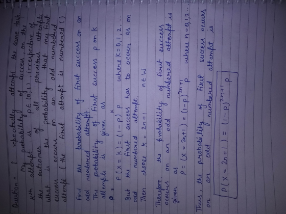 odd-numb ened an ol Succesp as numboud attempt nehW l2.. firut success ocws on