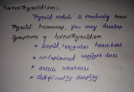 HHPeRTyaoidism Thyaoid nodlul Podluuhg Eus Thy rotd homone, you may deuelop Symptons hupThynoidiem hapil, taegular heark beat
