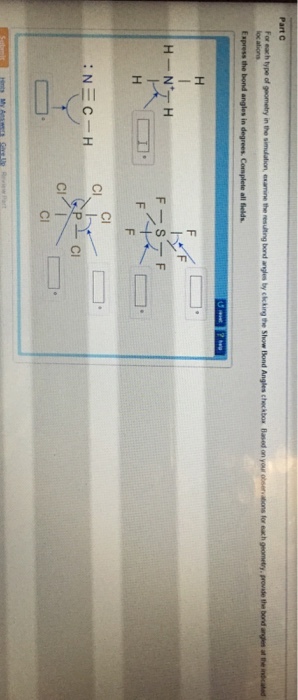 For each type of geometry in the simulation examin