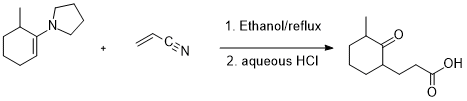1. Ethanol/reflux 2. aqueous HCI OH