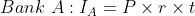 Bank A: 14 = Pxrxt