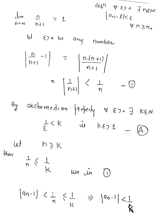 Deon & Ero ] nem clim new n hti = 1 : lan-ele tno, no let Exo be any number | | = -0 By alche median property & Ero 7 KEN <k