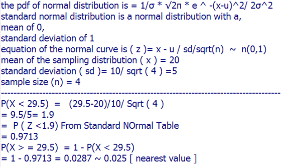 the pdf of normal distribution is = 1/0 * V2n * e^ -(x-u)^2/ 20^2 standard normal distribution is a normal distribution with