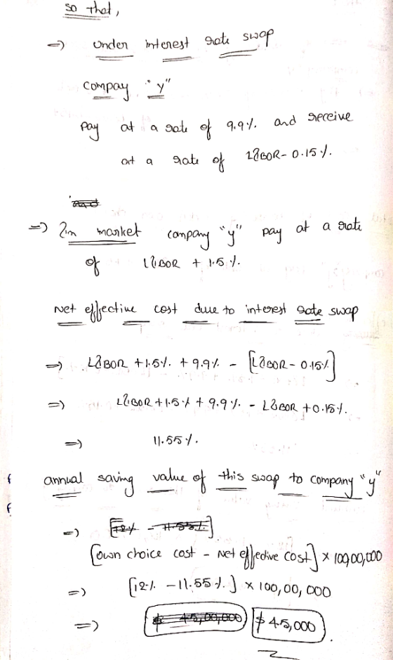 16 That Onden ntenest 9at SP CoMpay and eceiue at a sat Pay 1aeoR- 0.15 at o a a gat ot Zmmanket pay ompayy due to intereyt 9