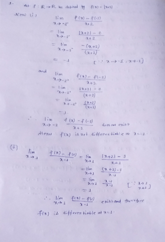 A. f:RR be detinad f)-2 Now i im K+ 2 lim X+21-0 t 2 fim -(R+2) (K+ 2) t -2,N+-2) and im font-fl-2) R+2 im X+21 (K+2) (n+2) (