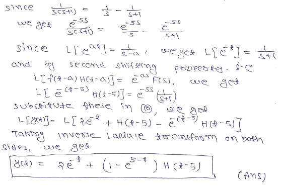 since sus th sti we get ,C5+1) -55 e srsti sti -5S -ss e ST str and e ee L[(4-5) since L[e af]=sta we get LE e eJ=st by secon