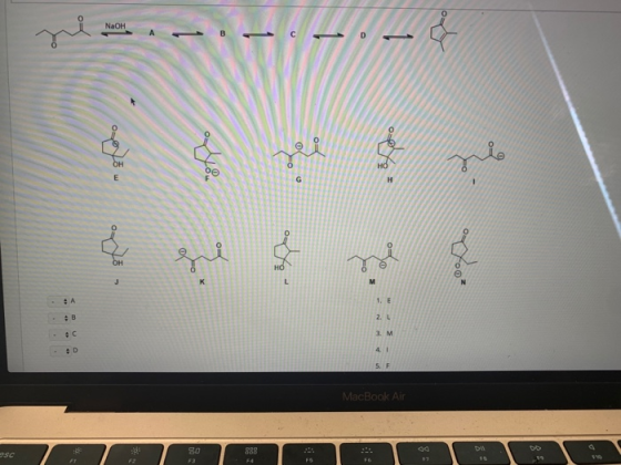 NaOH هله HO OH E G H ) OH HO J K M A 1. E 2.4 3. M D 5. F MacBook Air 888 DW 9SC 80 F3 F4 F5 F6 7